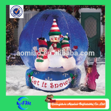 Custom Schneekugel riesigen aufblasbaren Schneekugel Schnee Ball zum Verkauf